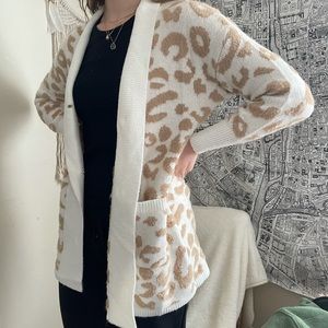 Nwt Jessica Simpson Leopard Print Long 